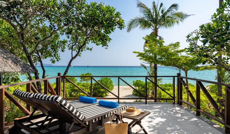 SAii PhiPhi Island Village Beachfront Junior Suite King Bed Beach View